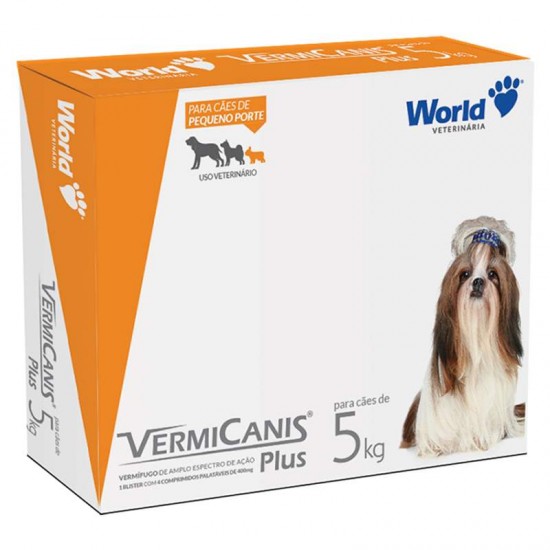 VERMIFUGO VERMICANIS CAES 5KG 1X4 (311)