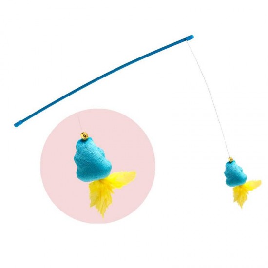 VARA P/ GATO PELUCIA PENAS GUIZO(CAT065)