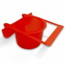 11678 - CANECA PLASTICA P/ PAPAGAIO C/ABA GANCHO