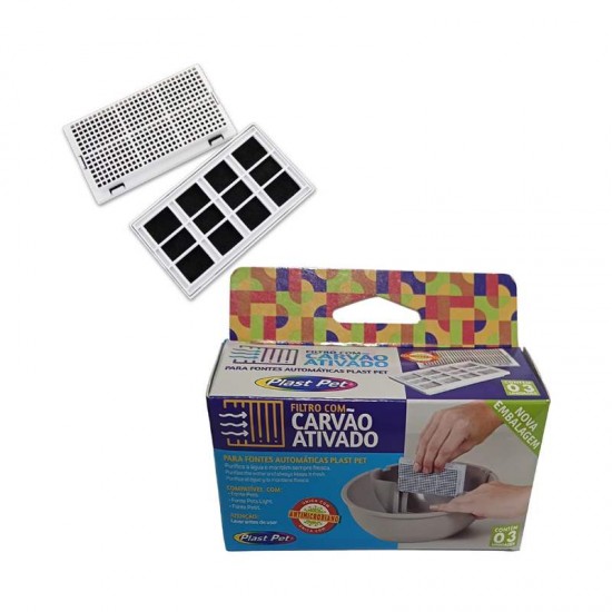 FILTRO C/ CARVAO ATIVADO PETS  (141)