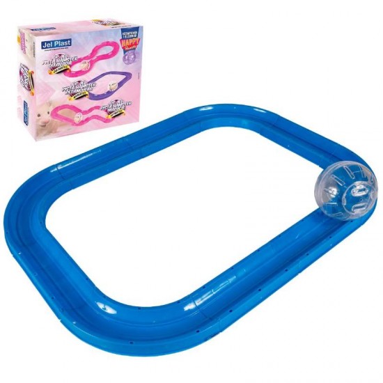 PISTA HAMSTER RETANGULAR GP AZUL 10 PART
