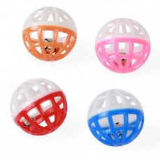 12143 - BOLA C/GUIZO C/FUROS 4PC (BG17)