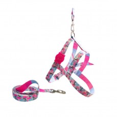 12580 - CONJ GUIA PEITORAL SEDA C/BORRACHINHA N0