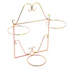 12770 - SUPORTE TULIPA DECORATIVO DOURADO (83)