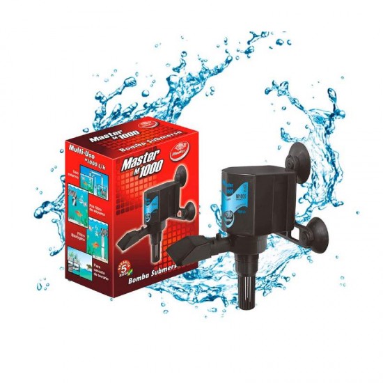 BOMBA SUBMERSA MASTER 1000 L/H 127V