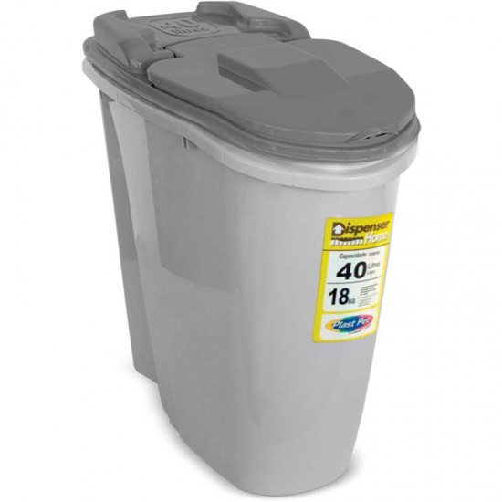 DISPENSER HOME CINZA 40 LT