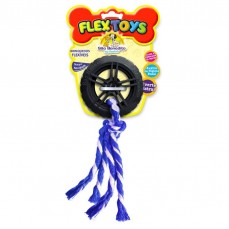 14727 - RODA PNEU FLEX TOYS P 90MM C/ FIO DENTAL