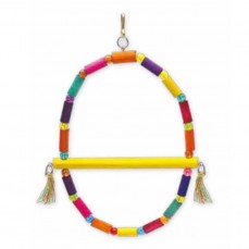 14767 - ARGOLA MADEIRA COM POLEIRO (21X27)*