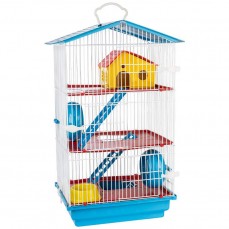 4586 - GAIOLA HAMSTER TETO PLAST 3 AND JP (636)