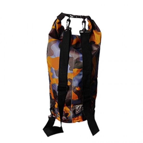 BOLSA BAG 15 LITROS CAMUFLADA LARANJA