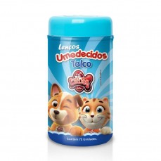 12798 - LENCO UMEDECIDO CAT DOG TALCO 75 UNID +