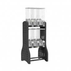 15912 - Z DISPENSER PRO 6 X 40LT CINZA/PRETO