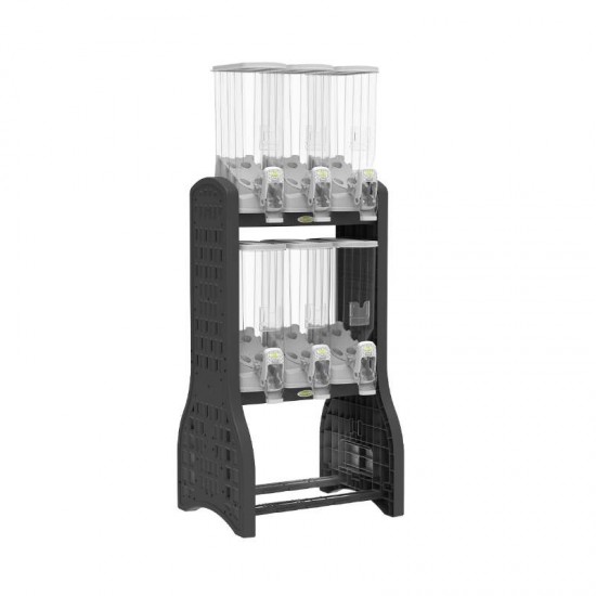 Z DISPENSER PRO 6 X 40LT CINZA/PRETO