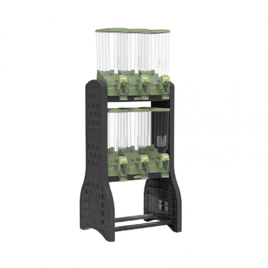 Z DISPENSER PRO 6 X 40LT VERDE/PRETO
