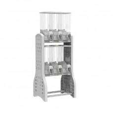 15915 - Z DISPENSER PRO 6 X 40LT CINZA/CINZA