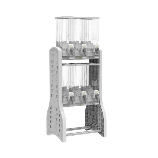 Z DISPENSER PRO 6 X 40LT CINZA/CINZA