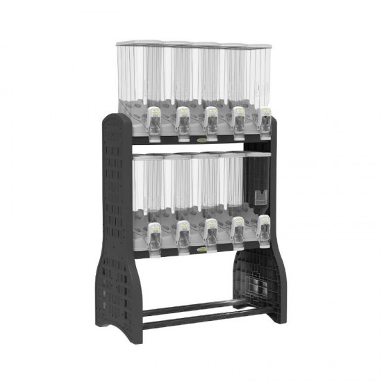 Z DISPENSER PRO 10 X 40LT CINZA/PRETO