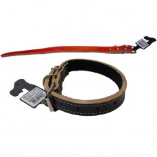 16240 - COLEIRA DUPLA M.COURO 66