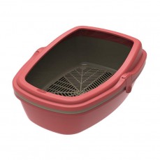 17049 - SANITARIO GATOS WC FURBA GRANDE VERMELHO