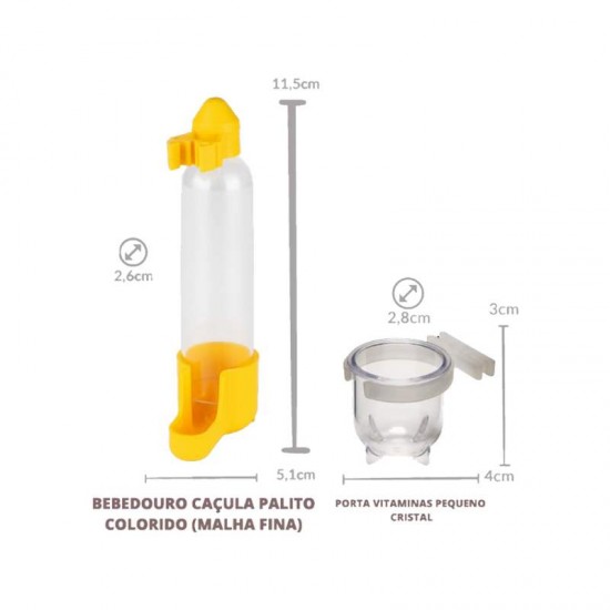 KIT BEBED CACULA PCT C/24 E 12 PORTA VIT