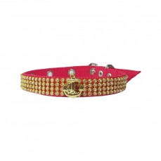 20651 - COLEIRA P/ CACHORRO STRASS VERMELHO N 04
