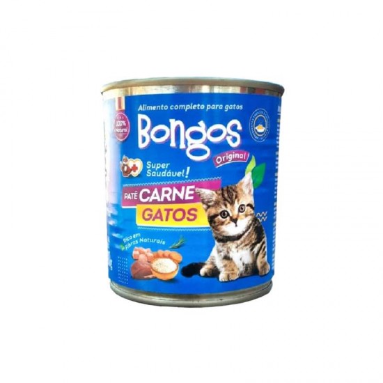 PATE GATO CARNE 280G BONGOS