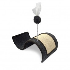 17886 - ARRANHADOR P/ GATO WAVE 50X29X16 PRETO