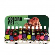 21264 - DISPLAY COLEIRA SEDA C/ BORRACHA C/10