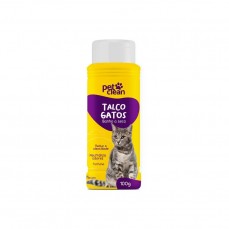 18341 - TALCO BANHO SECO PETCLEAN GATOS 100G