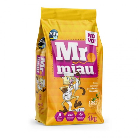 Z AREIA HIG MR MIAU 5X4KG