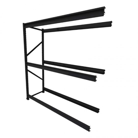 Z MINI P.P SLIM PRETO 1,80X60X200CM CONT