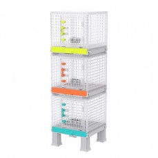 21360 - MOVEL CANIL GATIL YZZY 3X60 MIX/CRISTAL