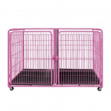 21138 - Z CANIL DUPLO INFERIOR C/RODA - ROSA