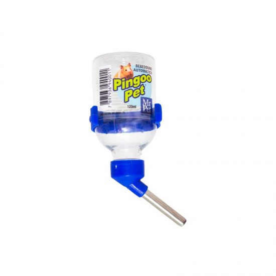BEBED PLAST HAMSTER PINGOO INOX 120ML