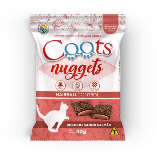 NUGGETS CAATS HAIRBALL SALMAO 40GR