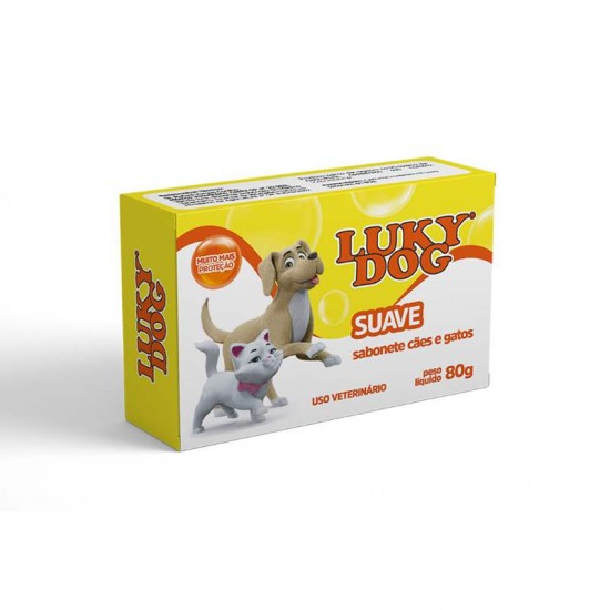 SABONETE LUKY DOG SUAVE 80G