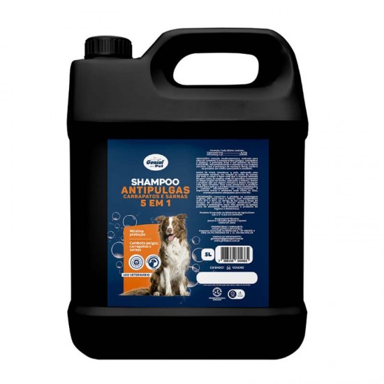SHAMPOO GENIAL ANTI PULGAS 5L (402)