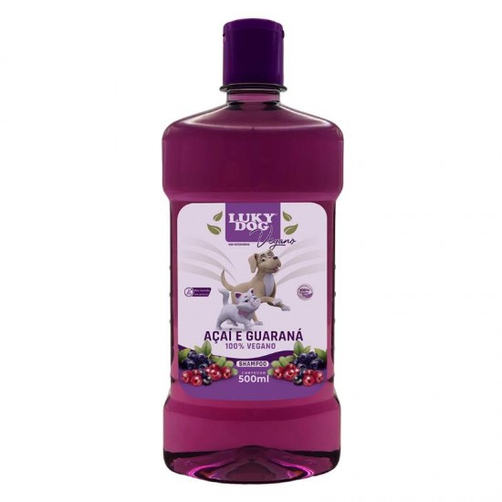 SHAMPOO LUKY DOG VEGANO ACAI GUARA 500ML