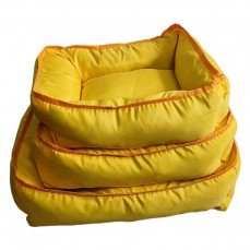 22105 - KIT CAMA QUADRADA PREMIUM AMARELO 3 PC