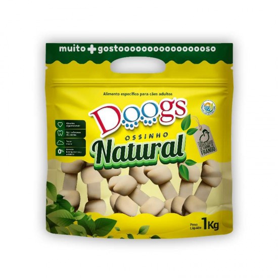 OSSO NO NATURAL DOOGS PEQUENO 1KG