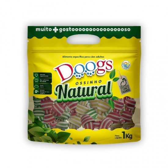 OSSO NO COLORIDO DOOGS PEQUENO 1KG