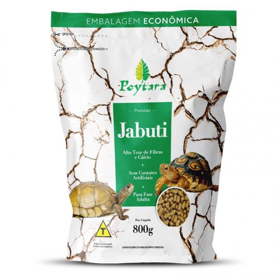 RACAO JABUTI POYTARA 800G