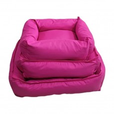 22927 - KIT CAMA QUADRADA PREMIUM ROSA 3 PC