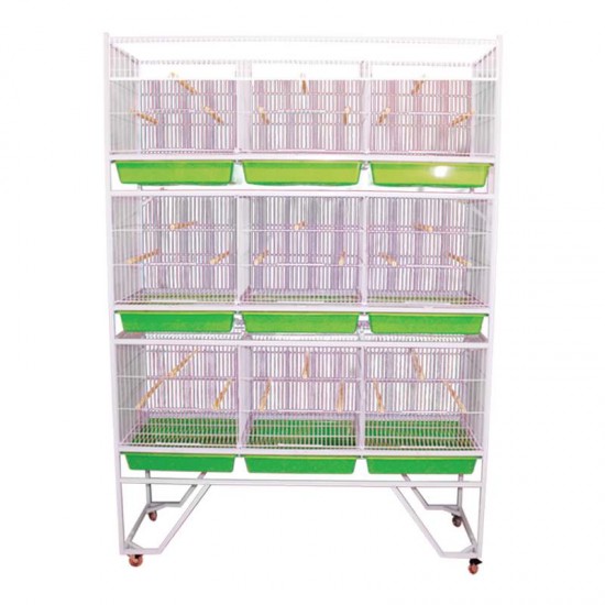 Z EXPOSITOR P/  PASSAROS C/ 9 DIV (50)