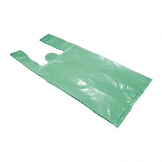 SACOLA RECICLADA VERDE 30X40CM 5KG