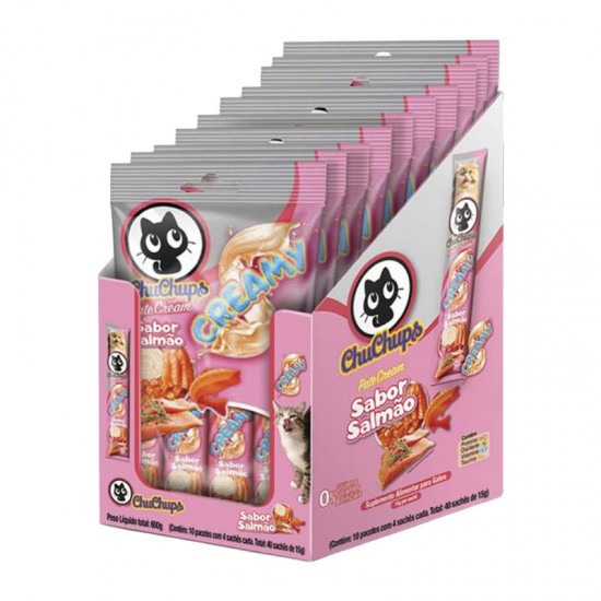 DISPLAY PETISCO CREMOSO CHUCHUPS SALMAO