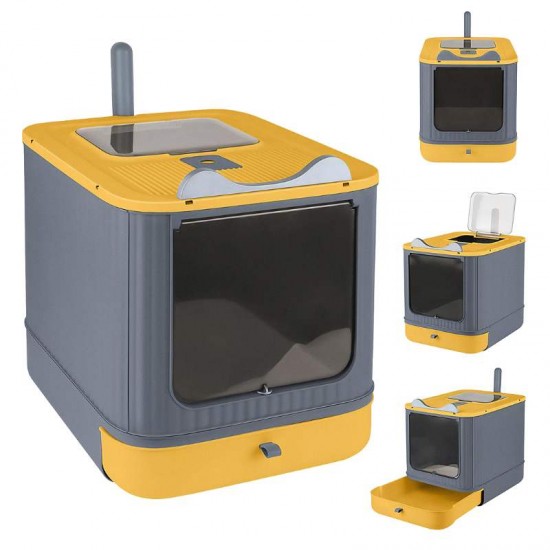 CAIXA DE AREIA QUADRADA AMARELA (CA-02A)