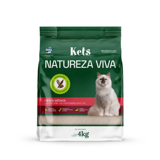 Z AREIA HIG KETS NATUREZA VIVA M 4 KG