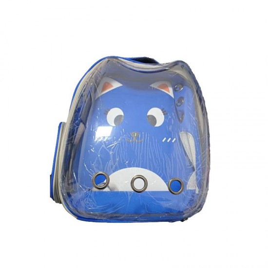 MOCHILA ESPACIAL GATINHO AZUL