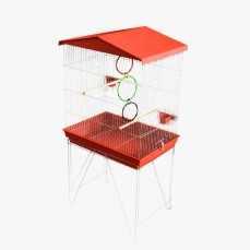 18906 - VIVEIRO PERIQUITO 54X35 VERMELHO